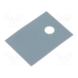 10 pcs : WK 220 - Heat transfer pad: silicone, TO220, L: 18mm, W: 13mm, Thk: 0.2mm