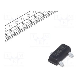 10 pcs : MCP1799T-5002H/TT - IC: voltage regulator, LDO,linear,fixed, 5V, 0.08A, SOT23, SMD