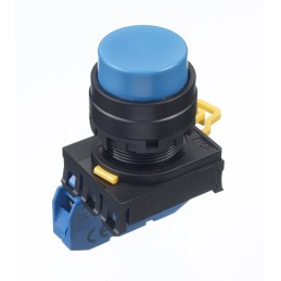 1 pcs - Idec YW Series Push Button Complete Unit, Panel Mount, 22mm Cutout, SPST, IP65