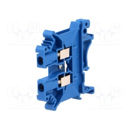 10 pcs : PC-2.5-01P-12 - Splice terminal: rail, 0.2÷2.5mm2, ways: 1, terminals: 2, blue, PC