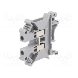 10 pcs : PC-4-01P-11 - Splice terminal: rail, 0.2÷4mm2, ways: 1, terminals: 2, grey, PC