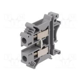 10 pcs : PC6-01P-11-00AH - Splice terminal: rail, 0.2÷6mm2, ways: 1, terminals: 2, grey, PC