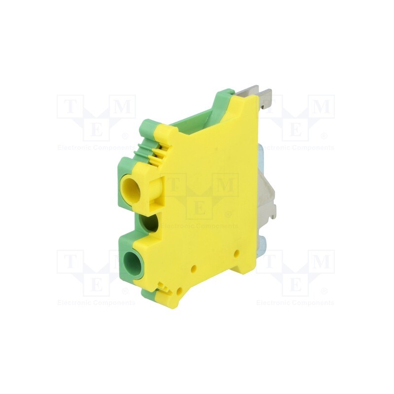 10 pcs : PC6-PE-01P-1Y-00A(H) - Splice terminal: rail, 0.2÷6mm2, ways: 1, terminals: 2, Width: 8.2mm