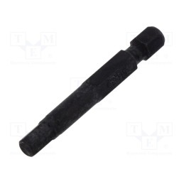 10 pcs : 715005H - Screwdriver bit, hex key, HEX 5mm, Overall len: 50mm