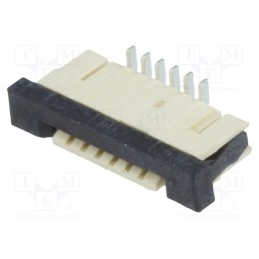 10 pcs : PCA-2-CA-06-V-3 - Connector: FFC/FPC, vertical, PIN: 6, ZIF, SMT, 0.5A, 30mΩ, -40÷85°C