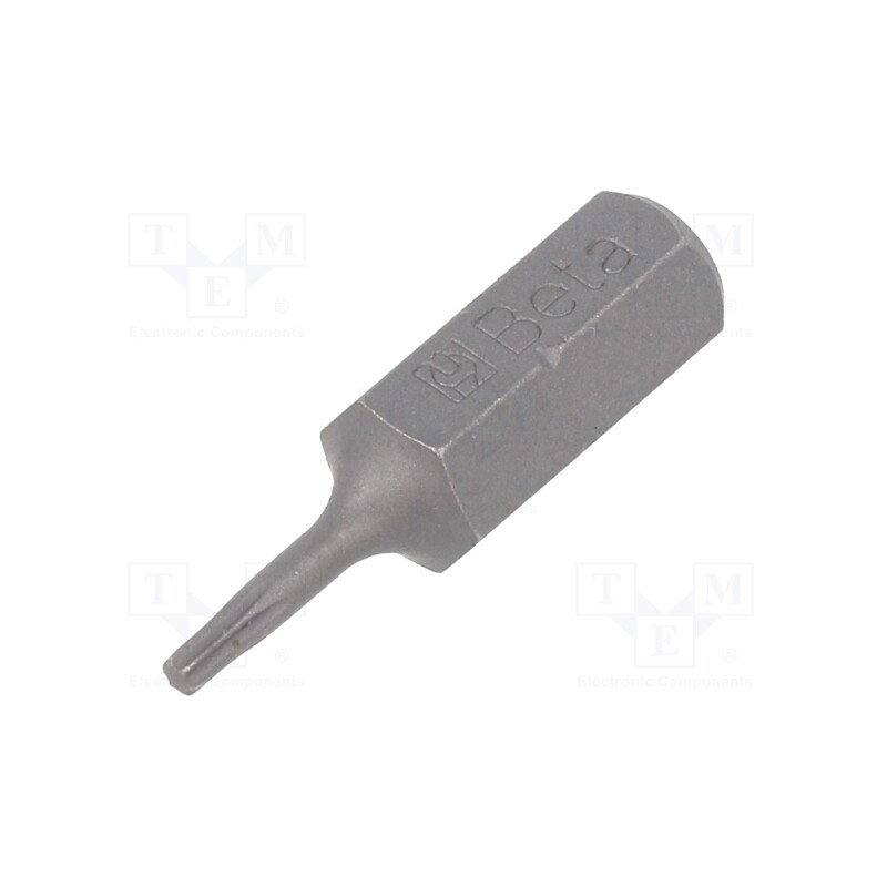 10 pcs : 861TX/6 - Screwdriver bit, Torx®, TX06, Overall len: 25mm