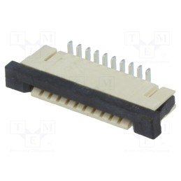 10 pcs : PCA-2-CA-10-V-3 - Connector: FFC/FPC, vertical, PIN: 10, ZIF, SMT, 0.5A, 30mΩ, -40÷85°C