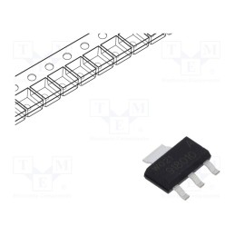 10 pcs : BUK98180-100A/CUX - Transistor: N-MOSFET, unipolar, 100V, 3A, Idm: 18A, 8W, SC73,SOT223
