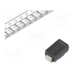 10 pcs : VS-10MQ060NTRPBF - Diode: Schottky rectifying, SMD, 60V, 1A, SMA,