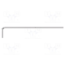 10 pcs : 5021605001 - Wrench, Hex Plus key, HEX 2mm, Overall len: 100mm, steel, long