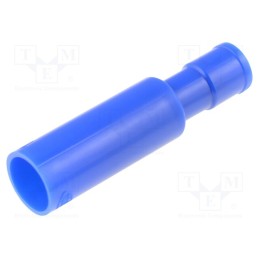 20 pcs : PCE 4020-F-BLU - Terminal: round, female, Ø: 4mm, 2mm2, crimped, for cable, insulated