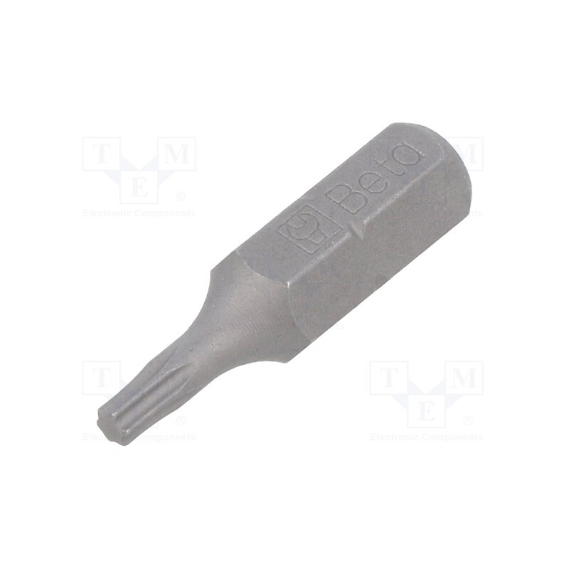 10 pcs : 861TX/9 - Screwdriver bit, Torx®, TX09, Overall len: 25mm