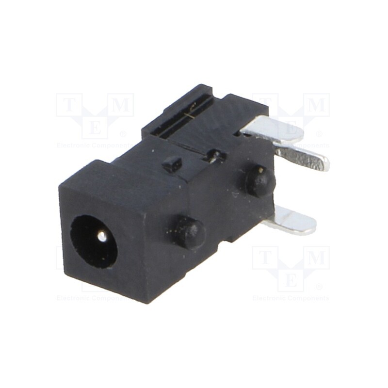 10 pcs : PC-GK0.65 - Socket, DC supply, male, 0.65mm, 0.65mm, THT, angled 90°
