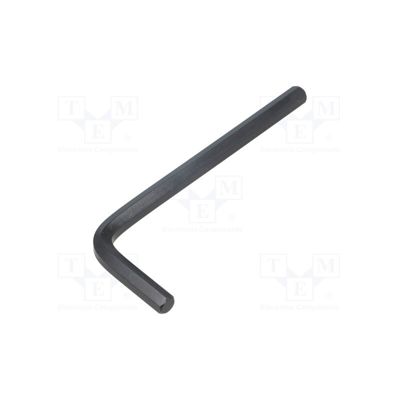 10 pcs : 1128 - Wrench, hex key, HEX 5mm, Overall len: 83mm, Chrom-vanadium steel