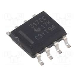 10 pcs : TL3472CD - IC: operational amplifier, 4MHz, Ch: 2, SO8, ±2÷18VDC,4÷36VDC,