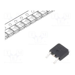 10 pcs : UA78M33CKVURG3 - IC: voltage regulator, linear,fixed, 3.3V, 0.5A, DPAK, SMD, 0÷125°C