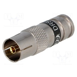 10 pcs : PCT-DRS6IFNT - Plug, coaxial 9.5mm (IEC 169-2), female, RG6, compression