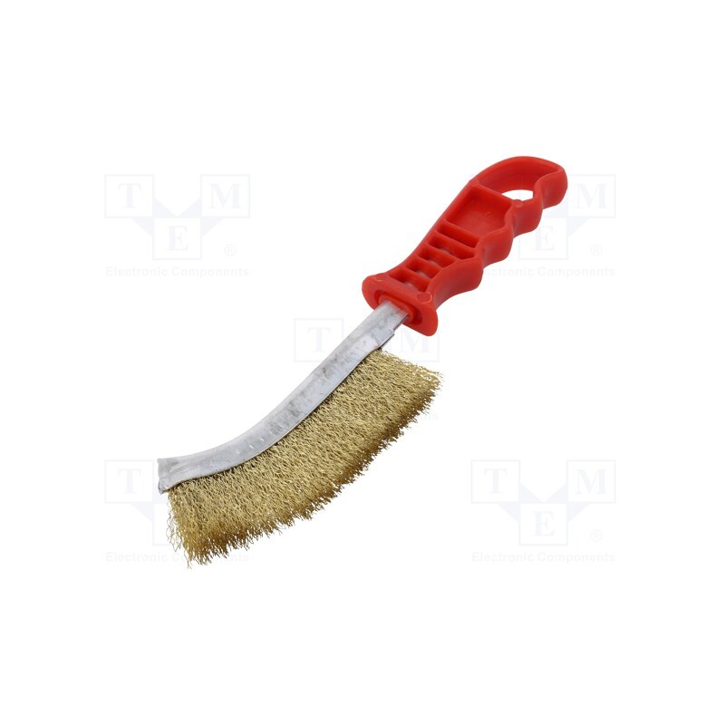 10 pcs : 497 - Brush, wire, steel, plastic, 240mm, Features: non-slip grip