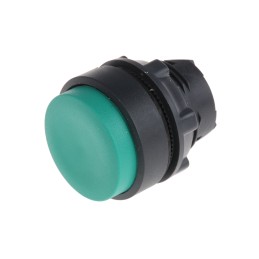 1 pcs - Schneider Electric Harmony XB5 Series Green Spring Return Push Button Head, 22mm Cutout, IP66, IP67, IP69K
