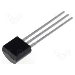10 pcs : MCP9701-E/TO - IC: temperature converter, LAT, -40÷125°C, 3.1÷5.5V, TO92, THT