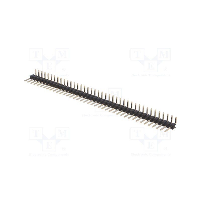 10 pcs : PH1RB-40-UA - Pin header, pin strips, male, PIN: 40, angled 90°, 2.54mm, THT, 1x40