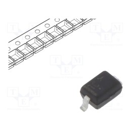 50 pcs : SZMM3Z5V6ST1G - Diode: Zener, 0.3W, 5.6V, SMD, , SOD323, single diode