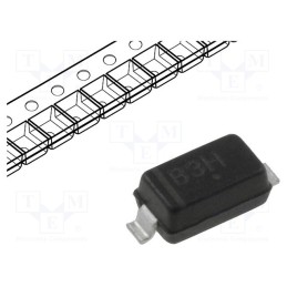 50 pcs : MBR0530T3G - Diode: Schottky rectifying, SMD, 30V, 0.5A, SOD123,
