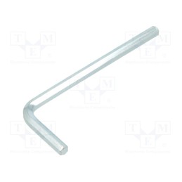 20 pcs : 16205 - Wrench, hex key, HEX 4mm, Overall len: 71mm, Chrom-vanadium steel