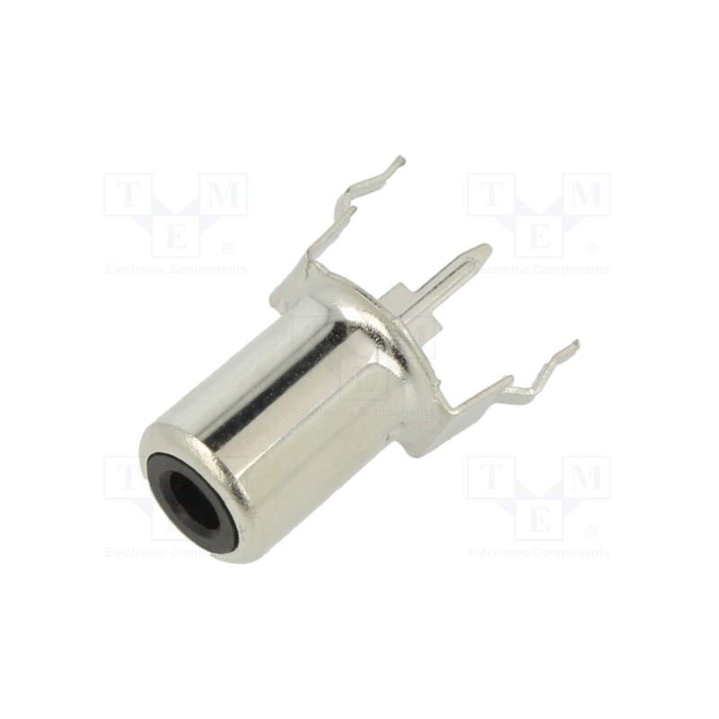 10 pcs : PHS-7A BLACK - Socket, RCA, female, straight, THT, nickel plated, Marker: black