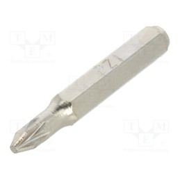 10 pcs : 12560064 - Screwdriver bit, Pozidriv®, PZ1, Overall len: 27mm