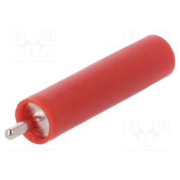 10 pcs : LB 4-1.5 S NI / 5 / RT - Socket, 4mm banana, 20A, 1kV, 1kVAC, 29.5mm, red, nickel plated