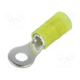 20 pcs : PN10-8R-D - Tip: ring, Ø: 4mm, 4÷6mm2, crimped, for cable, insulated, tinned