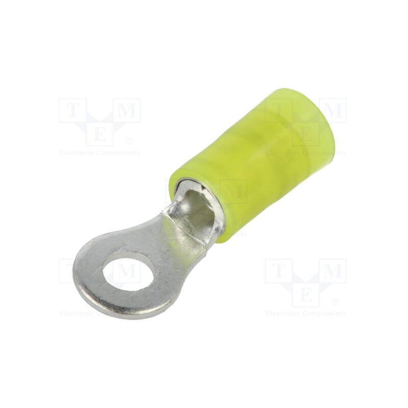 20 pcs : PN10-8R-D - Tip: ring, Ø: 4mm, 4÷6mm2, crimped, for cable, insulated, tinned