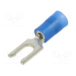 20 pcs : PN14-8LF-M - Tip: fork, Ø: 4mm, 1.5÷2.5mm2, crimped, for cable, insulated, tinned