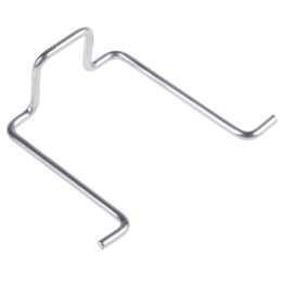 1 pcs - Bulgin Silver IEC Connector Retaining Clip for use with PX Range