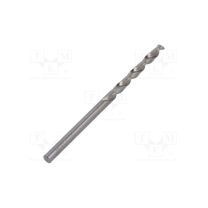 20 pcs : 77030 - Drill bit, for metal, Ø: 3mm, L: 61mm, Working part len: 33mm