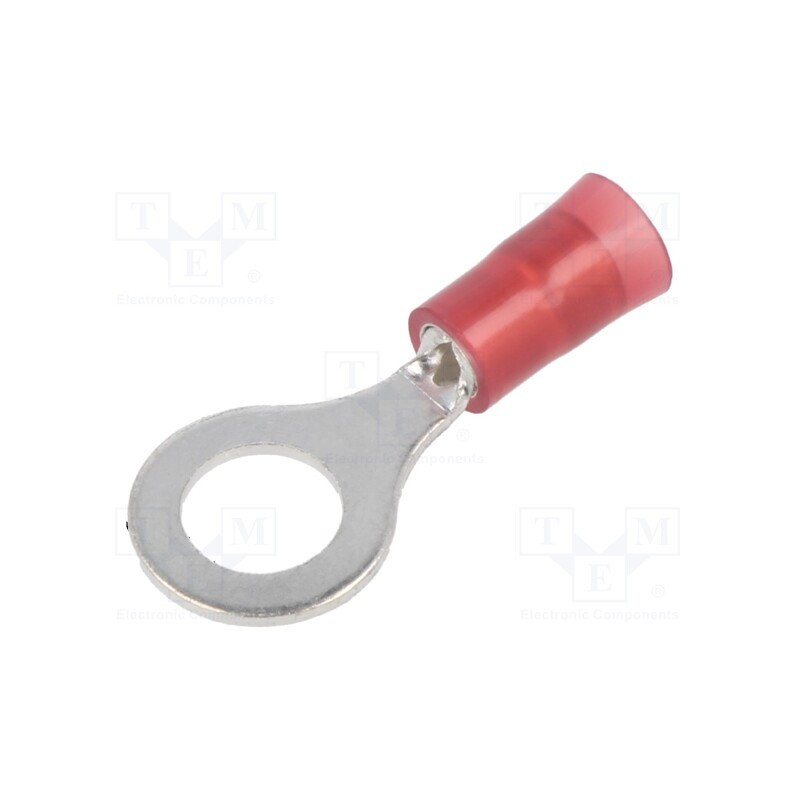 20 pcs : PN18-14R-M - Tip: ring, Ø: 6mm, 0.5÷1mm2, crimped, for cable, insulated, tinned
