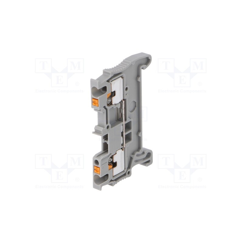 10 pcs : PT 1,5/S – 3208100 - Splice terminal: rail, 0.14÷1.5mm2, ways: 1, terminals: 2, grey