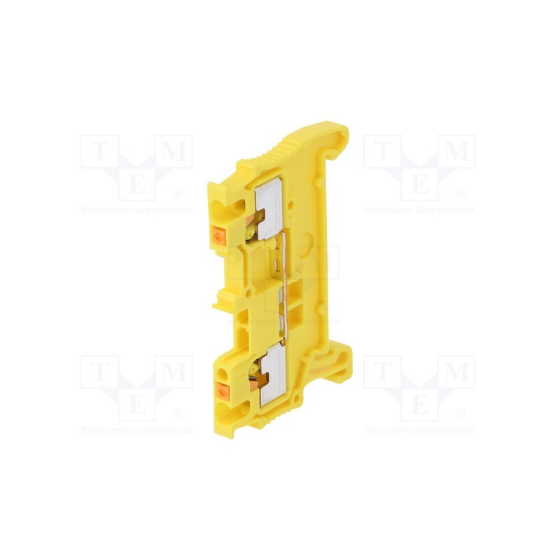 10 pcs : PT 1,5/S YE – 3208130 - Splice terminal: rail, 0.14÷1.5mm2, ways: 1, terminals: 2, yellow