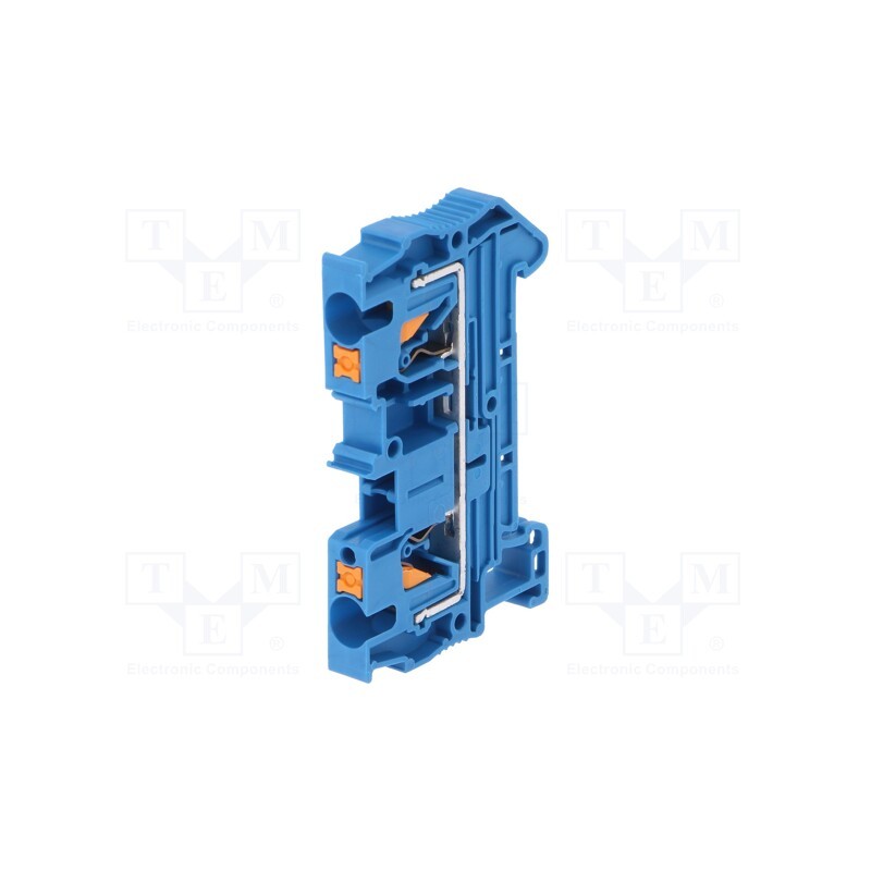 10 pcs : PT 4 BU – 3211760 - Splice terminal: rail, 0.2÷6mm2, ways: 1, terminals: 2, blue, PT
