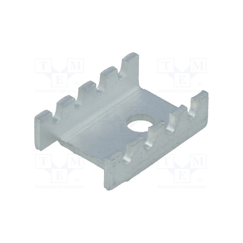 20 pcs : - Heatsink: moulded, U, TO202,TO220, L: 19.05mm, W: 13.21mm, H: 6.35mm