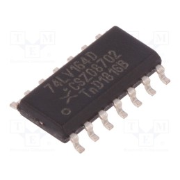 20 pcs : 74LV164D,112 - IC: digital, 8bit,shift register,serial output,parallel in, TTL