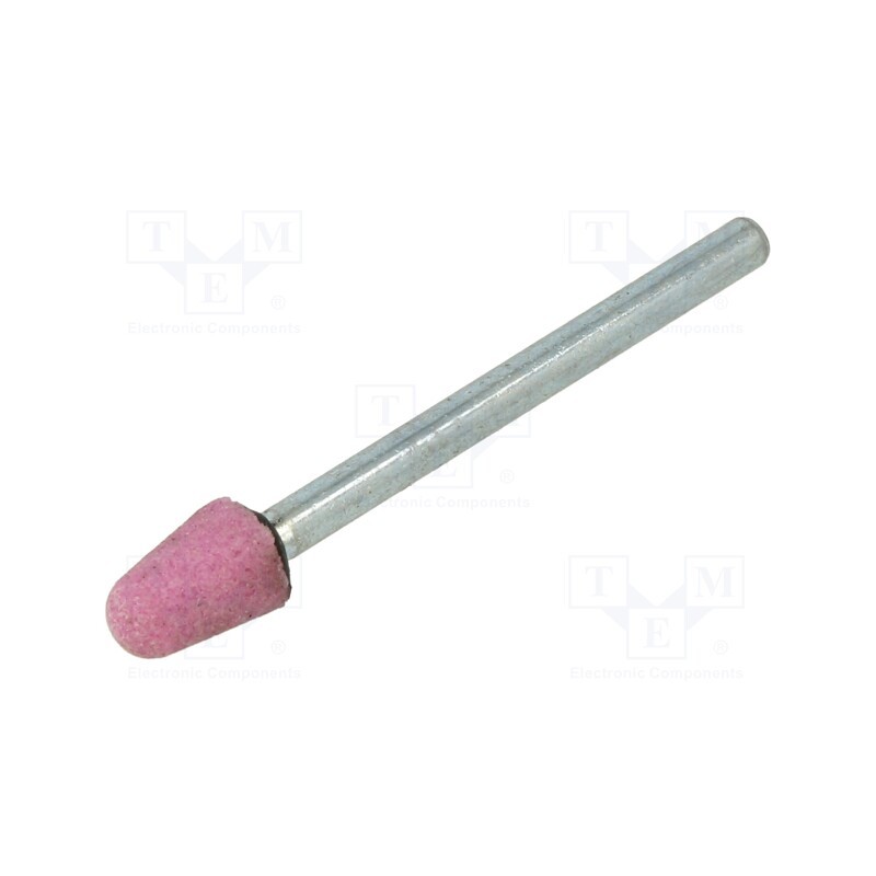 10 pcs : 902003 - Grindingstone, 3mm, metal,steel, ceramics, Mounting: rod 3mm