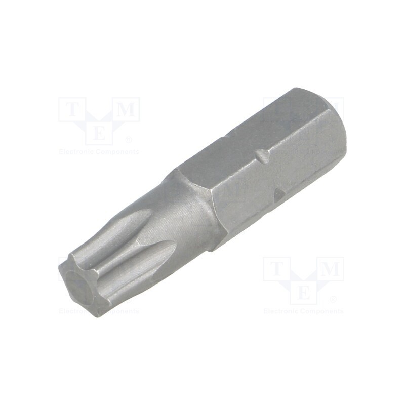 10 pcs : 1721 - Screwdriver bit, Torx®, TX30, Overall len: 25mm, STANDARD