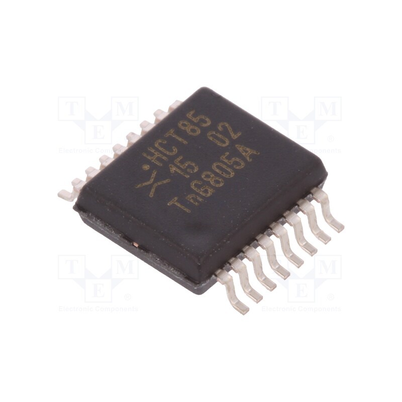 10 pcs : 74HCT85DB,112 - IC: digital, 4bit,comparator, CMOS,TTL, SMD, SSOP14, HCT,