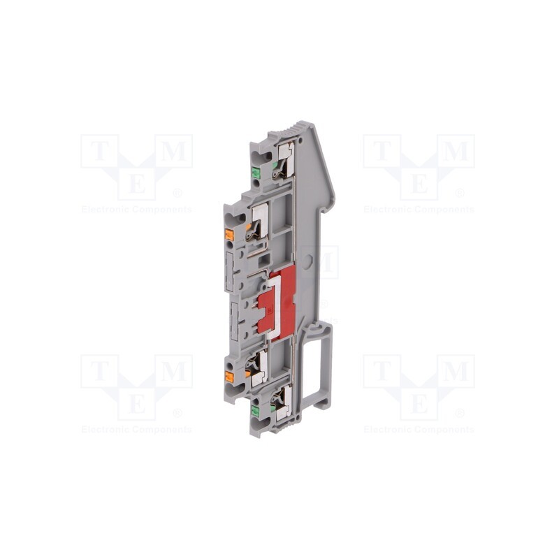 10 pcs : PTT 1,5/S-2L - 3210356 - Splice terminal: rail, 0.14÷1.5mm2, ways: 2, terminals: 4, grey