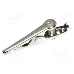 10 pcs : BU-70S - Crocodile clip, 5A, Grip capac: max.7.9mm, Overall len: 42.86mm