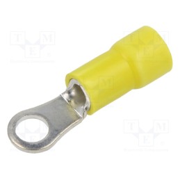 20 pcs : PV10-10RX-D - Tip: ring, Ø: 5mm, 4÷6mm2, crimped, for cable, insulated, tinned