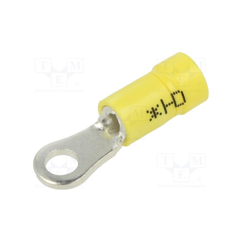 20 pcs : PV12-8HDR-L - Tip: ring, Ø: 4mm, 1.3÷6mm2, crimped, for cable, insulated, tinned