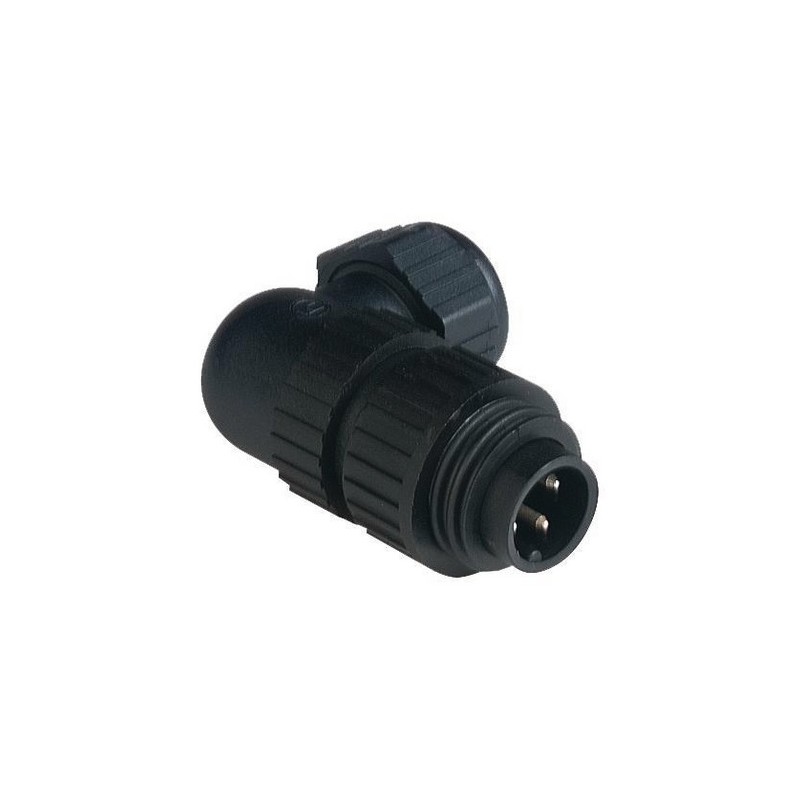 1 pcs - Hirschmann, CA IP66, IP67 Black Screw 3 + PE Angled Industrial Power Plug, Rated At 10A, 230 V, 400 V